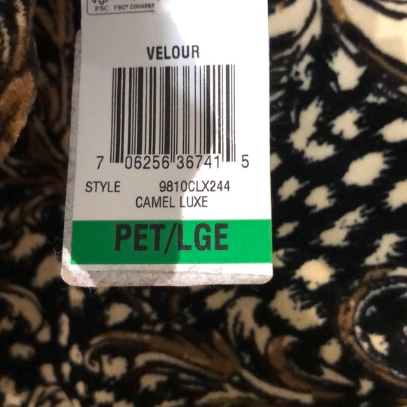 NWT KAREN SCOTT SPORT Velour Track Active Jacket - Picture 7 of 7